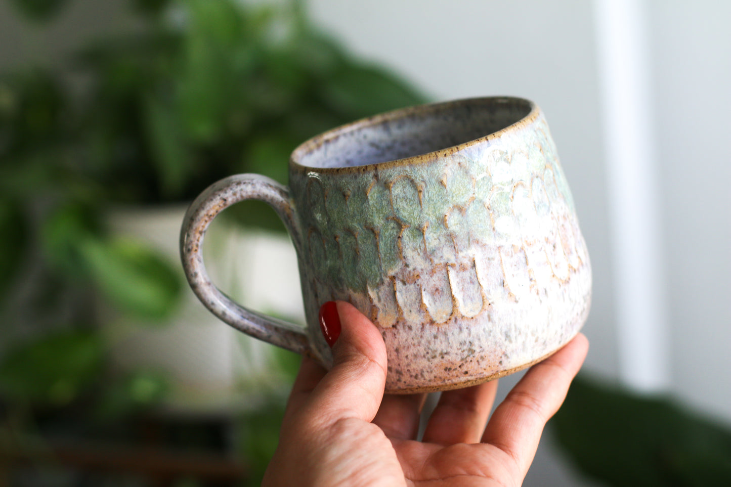 White sandy mug  4