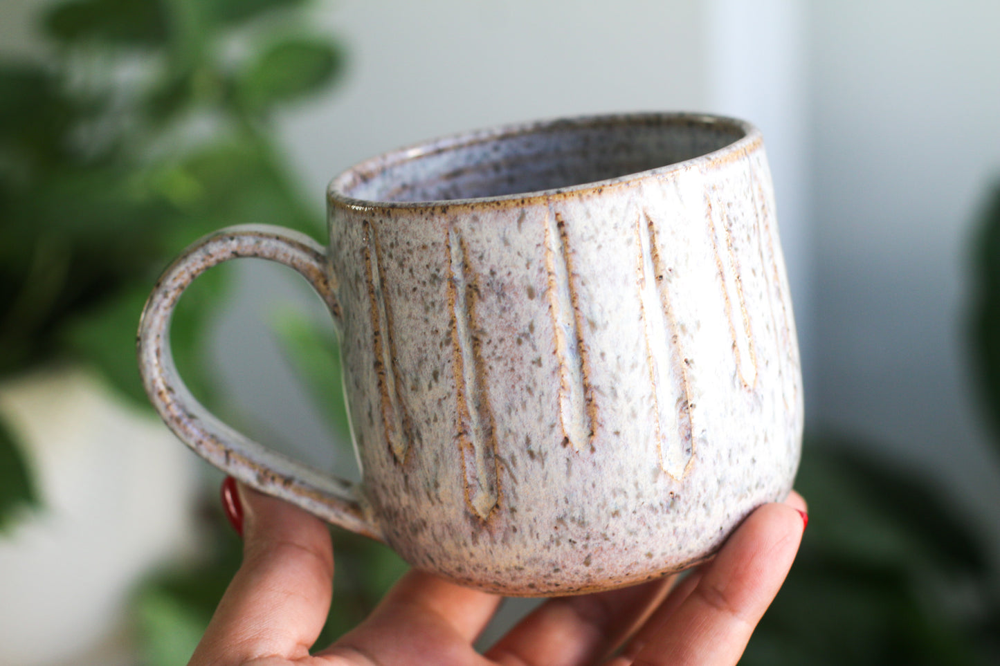 White sandy mug 1