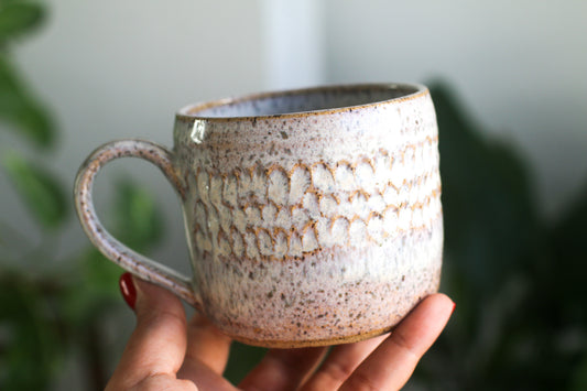 White sandy mug 2